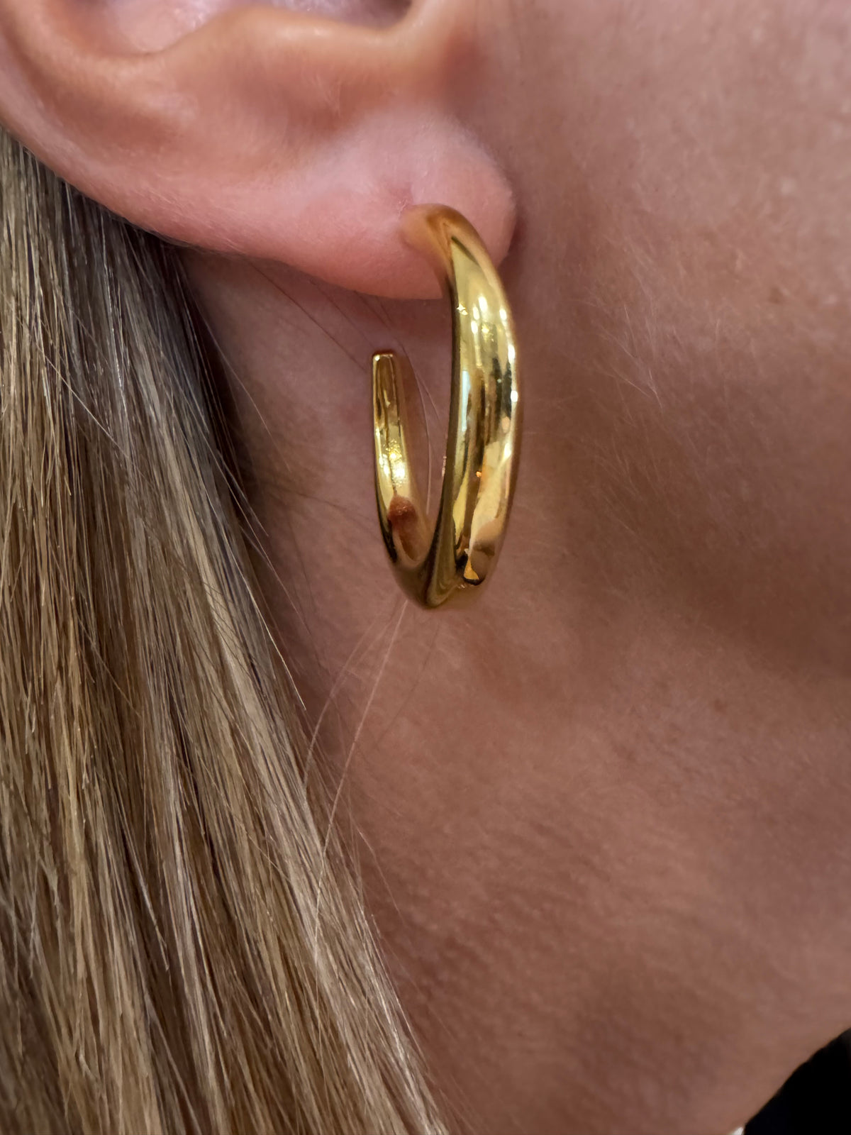 Pendientes aro gold