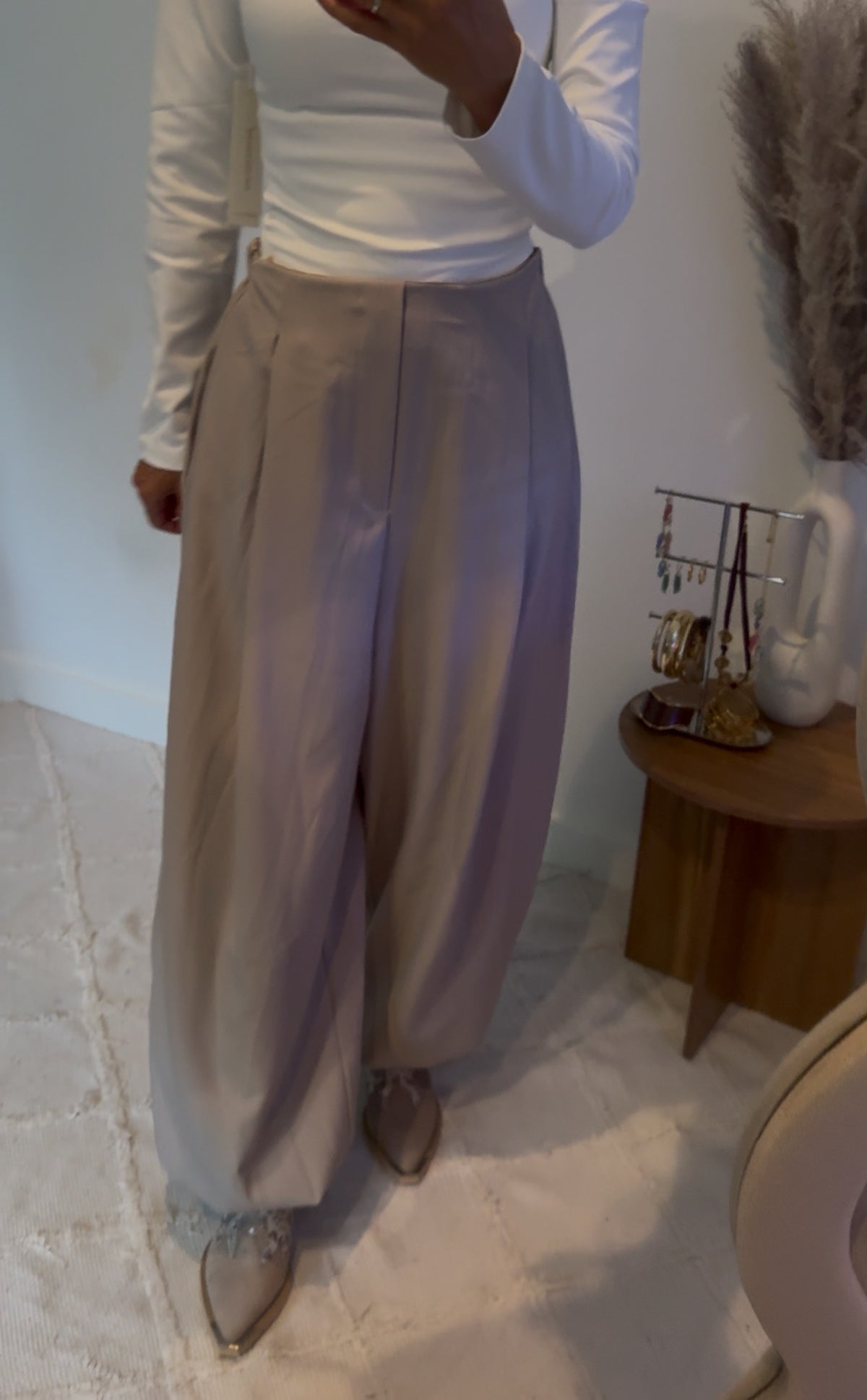 Pantalón pinzas caldera