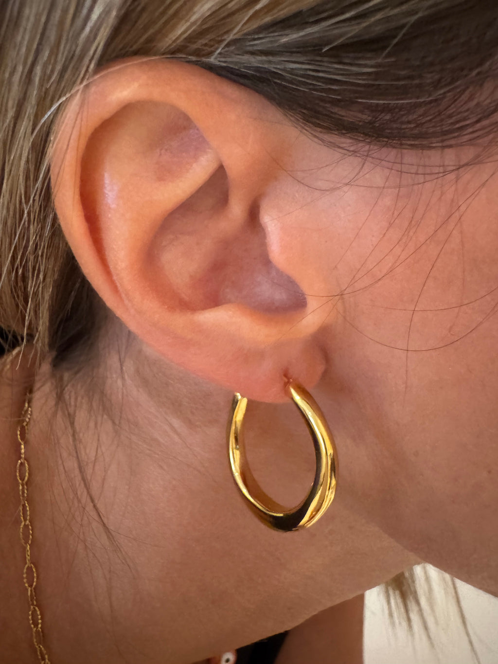 Pendientes aro gold