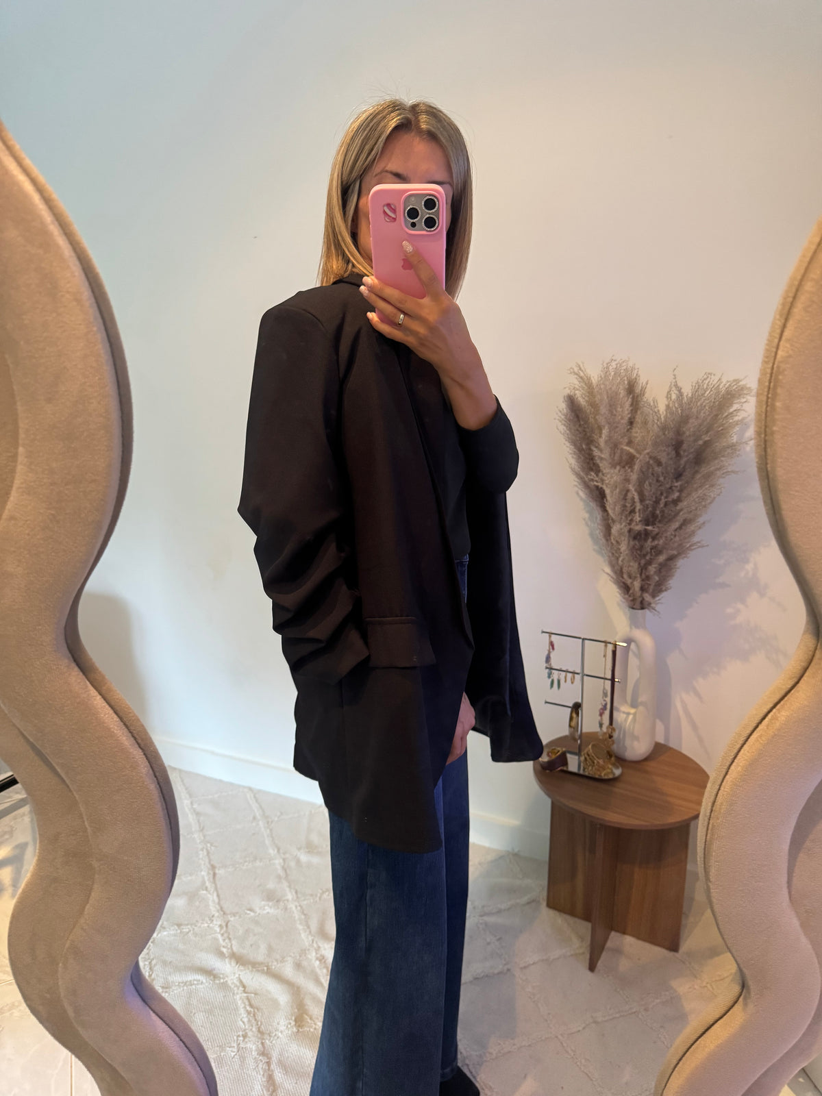 Blazer fruncida