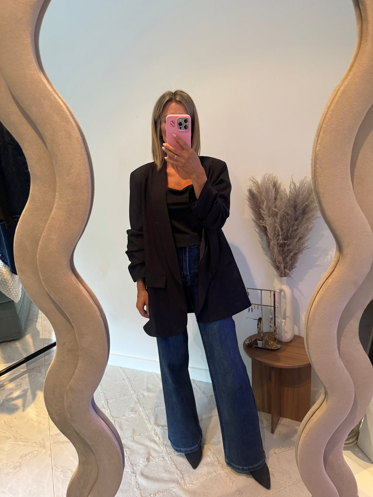 Blazer fruncida
