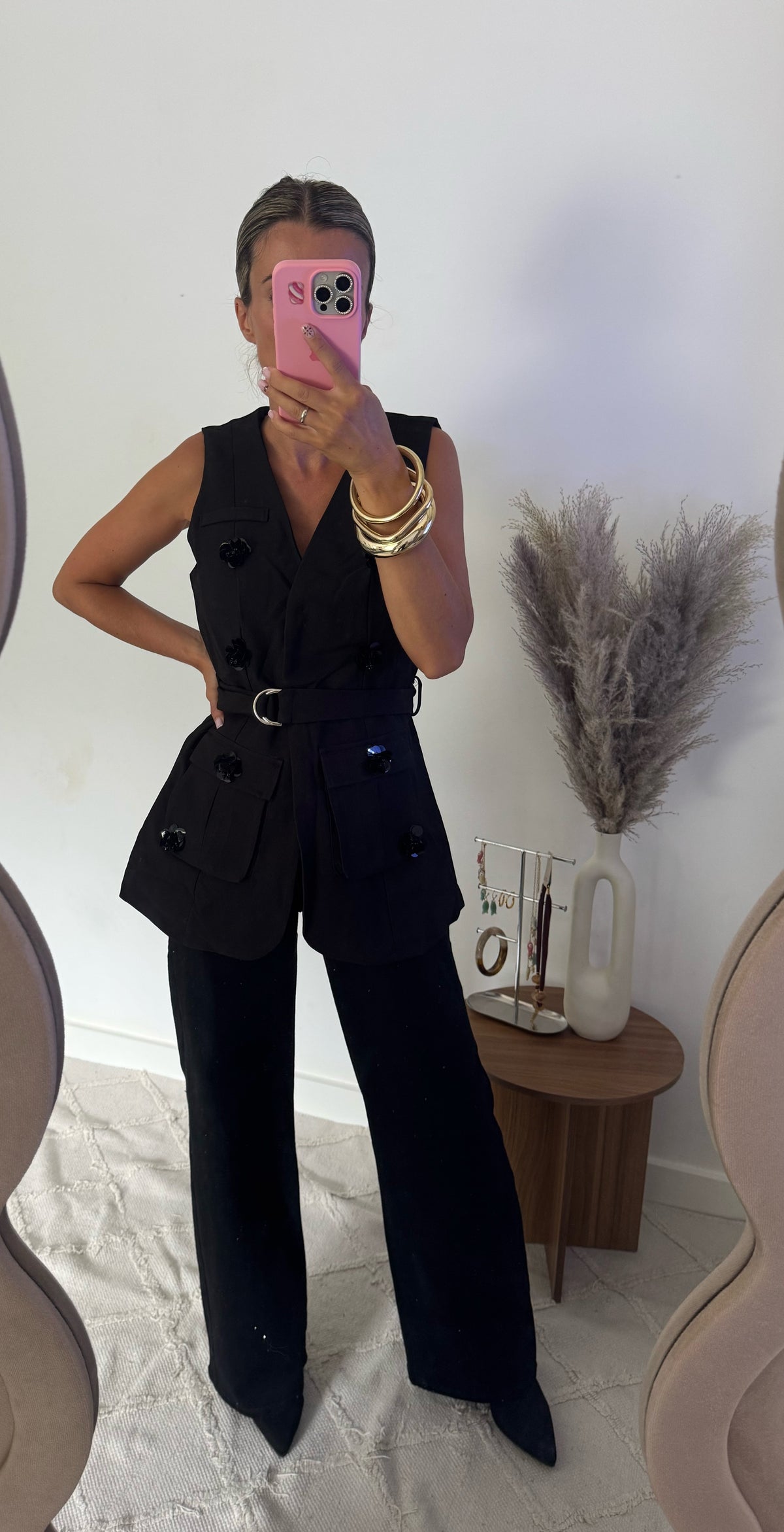 Pantalón de brillos elástico