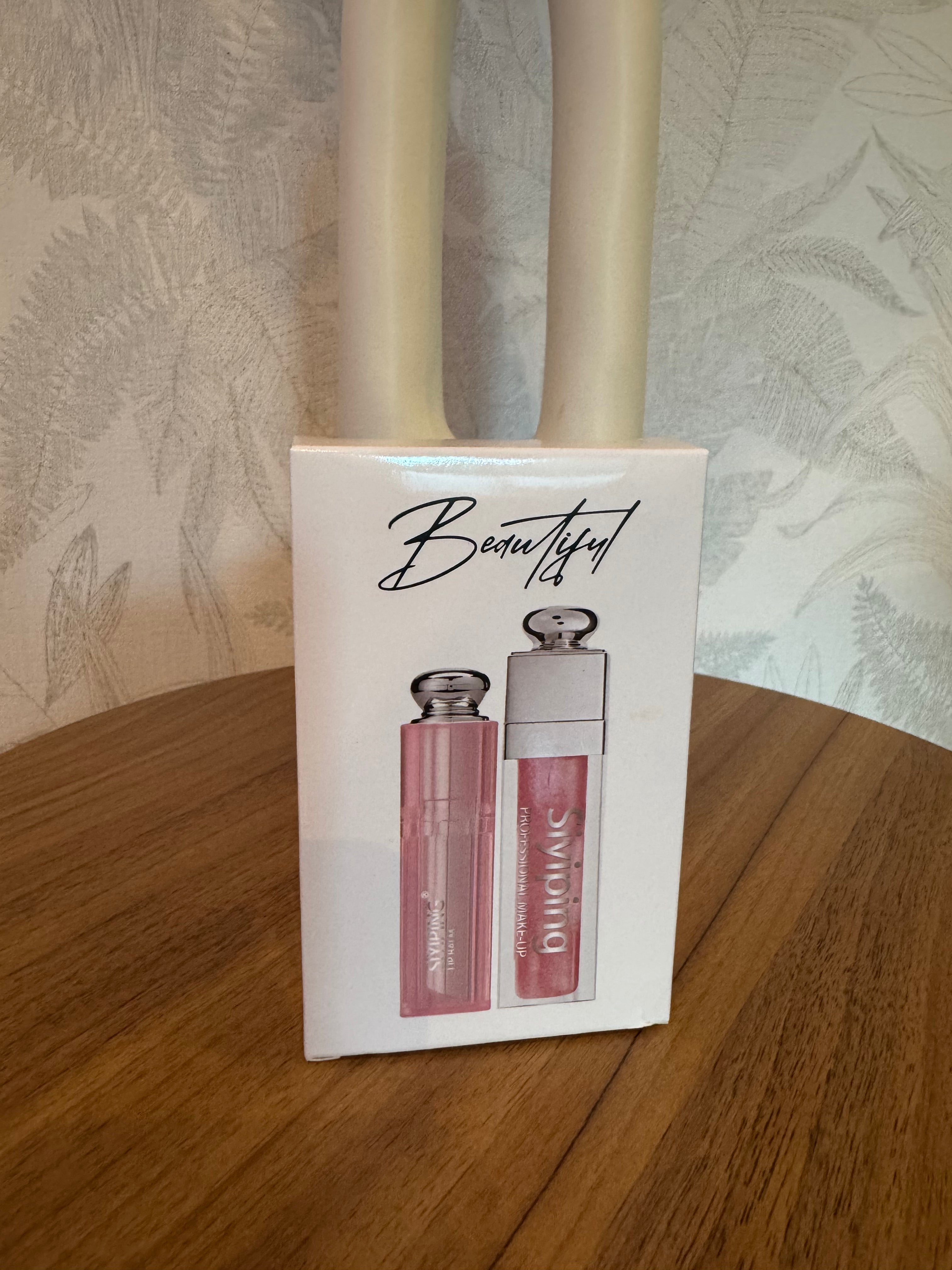 Pack Dúo Labial y Gloss Beautiful (Inspiración Dior)